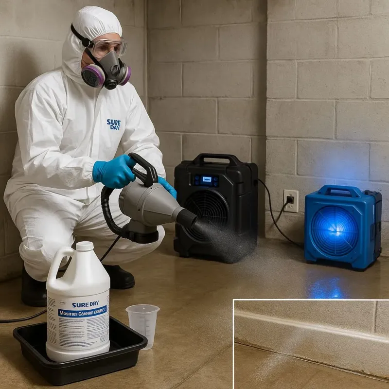 Sanitization and Odor Removal process in Desoto Lakes, FL