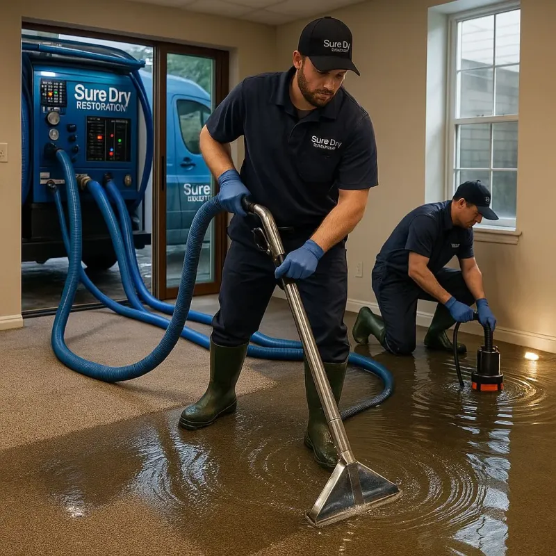 Water Extraction and Removal process in Desoto Lakes, FL